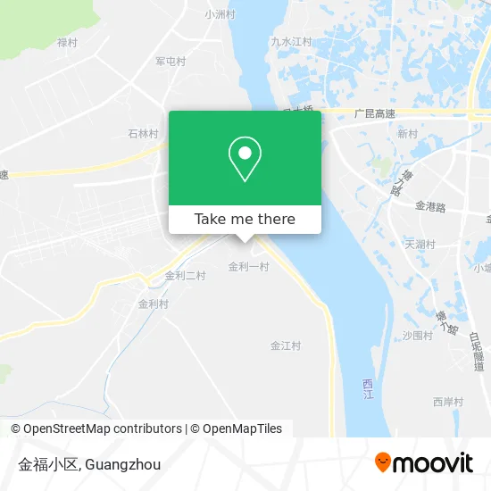 金福小区 map