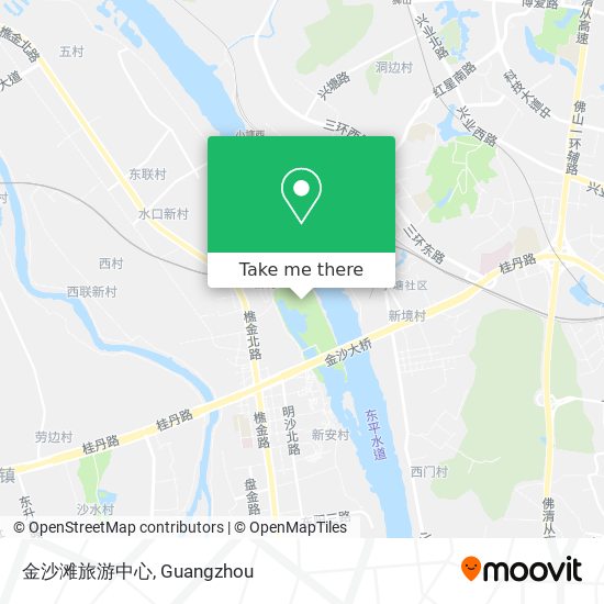 金沙滩旅游中心 map