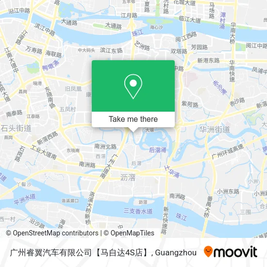 广州睿翼汽车有限公司【马自达4S店】 map