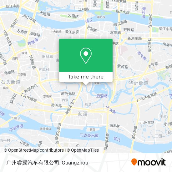 广州睿翼汽车有限公司 map