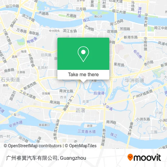 广州睿翼汽车有限公司 map