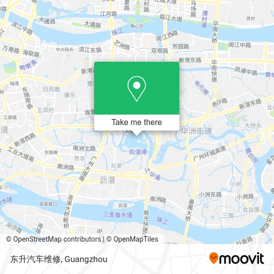 东升汽车维修 map