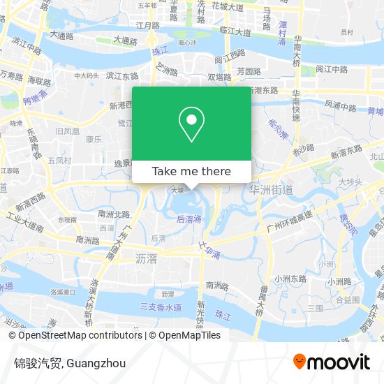 锦骏汽贸 map