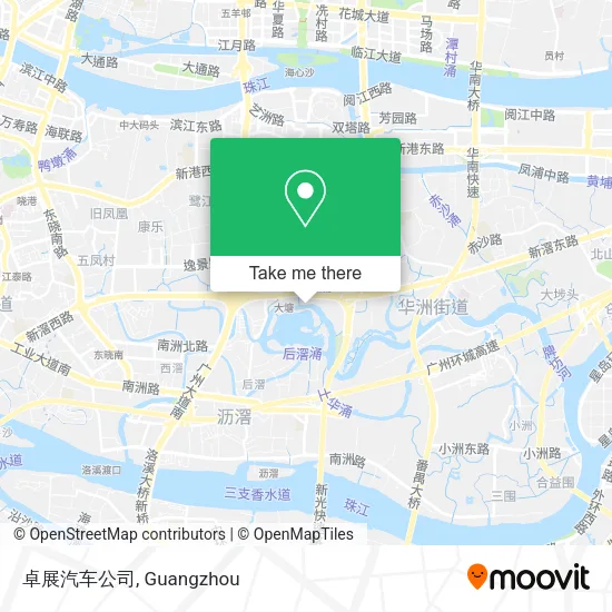 卓展汽车公司 map