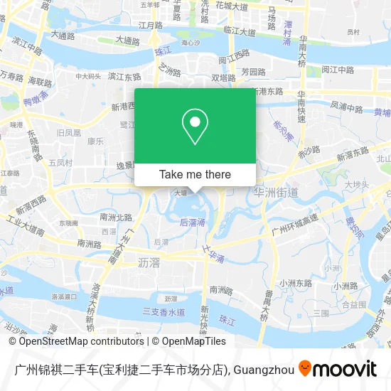 广州锦祺二手车(宝利捷二手车市场分店) map