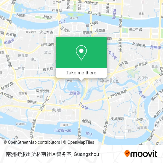 南洲街派出所桥南社区警务室 map