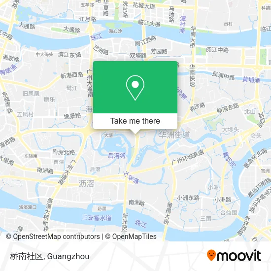 桥南社区 map