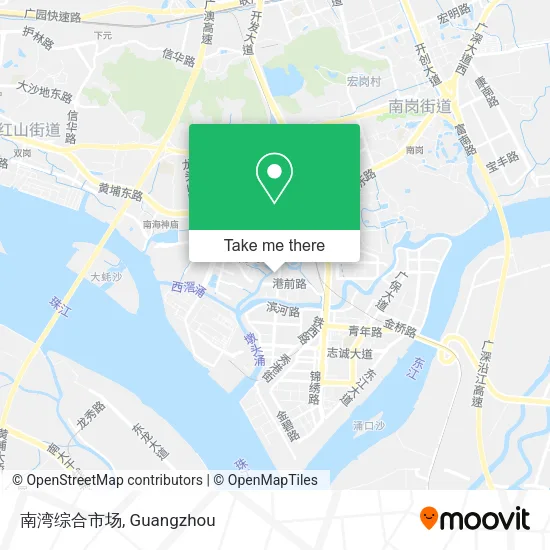 南湾综合市场 map