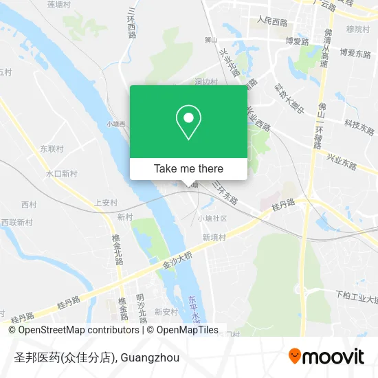 圣邦医药(众佳分店) map