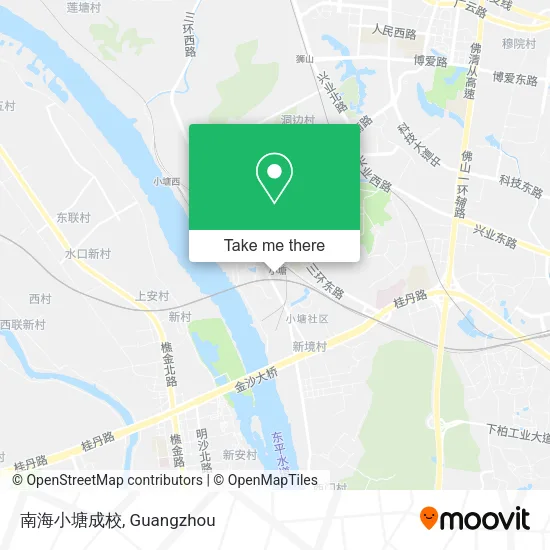 南海小塘成校 map