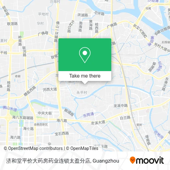 济和堂平价大药房药业连锁太盈分店 map