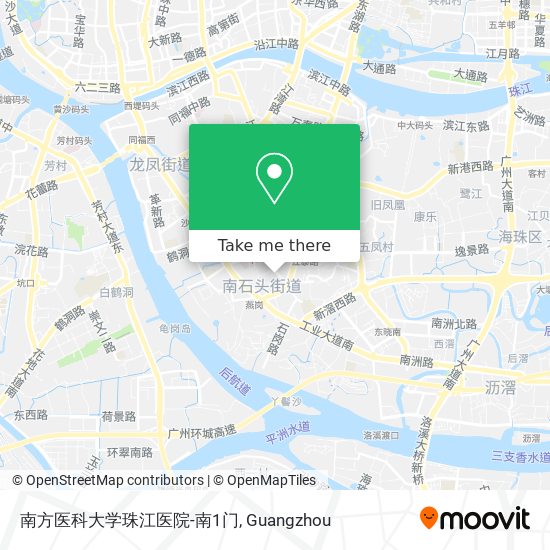 南方医科大学珠江医院-南1门 map
