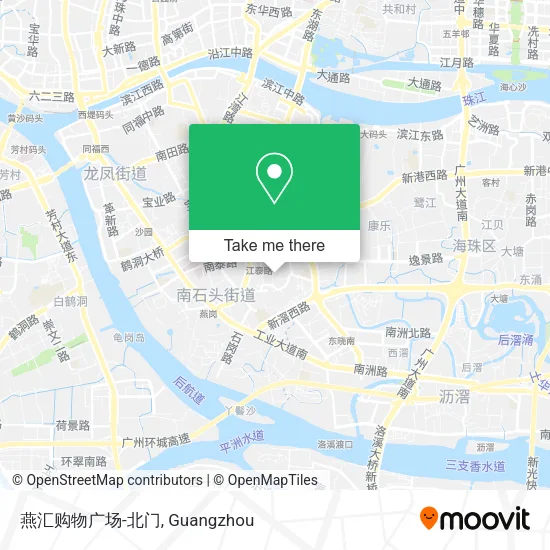 燕汇购物广场-北门 map