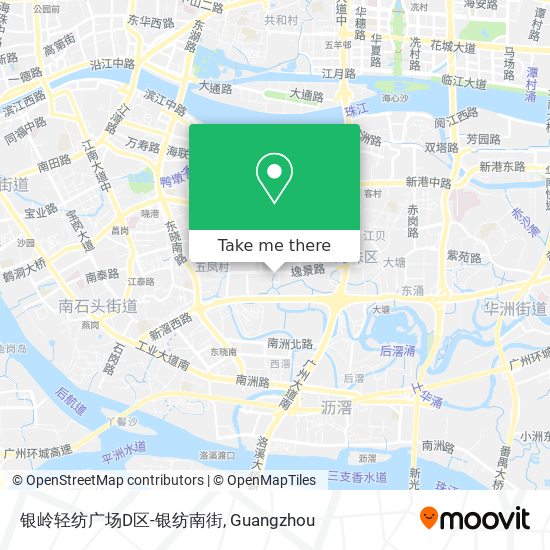 银岭轻纺广场D区-银纺南街 map