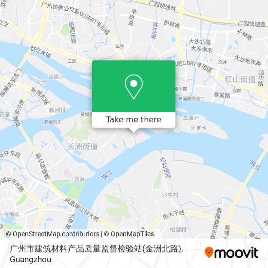 广州市建筑材料产品质量监督检验站(金洲北路) map