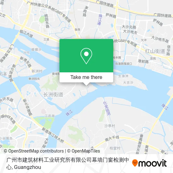 广州市建筑材料工业研究所有限公司幕墙门窗检测中心 map