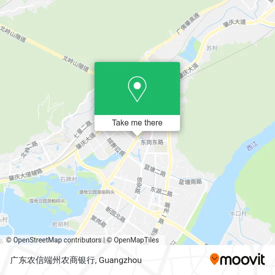 广东农信端州农商银行 map