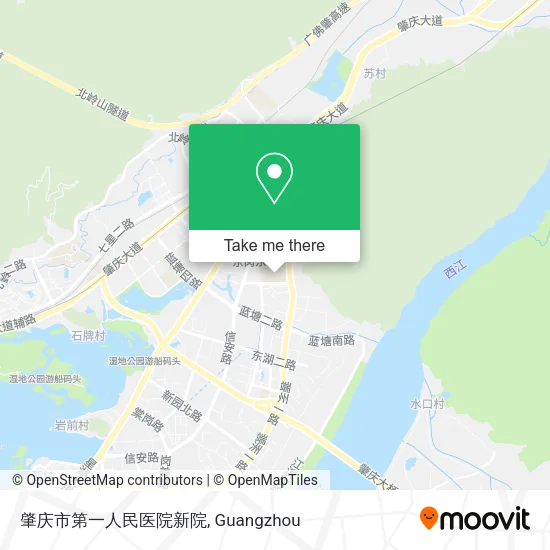 肇庆市第一人民医院新院 map
