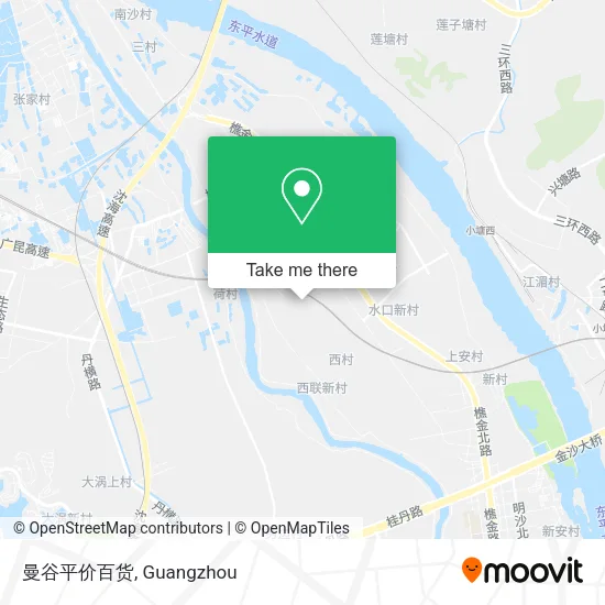 曼谷平价百货 map