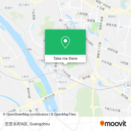 思贤东村A区 map