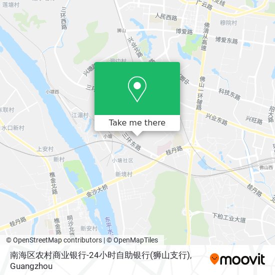 南海区农村商业银行-24小时自助银行(狮山支行) map