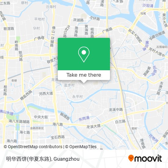 明华西饼(华夏东路) map