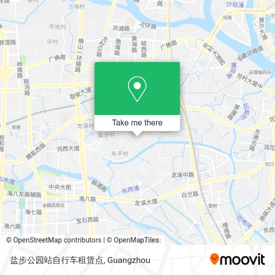 盐步公园站自行车租赁点 map
