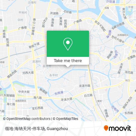 领地·海纳天河-停车场 map