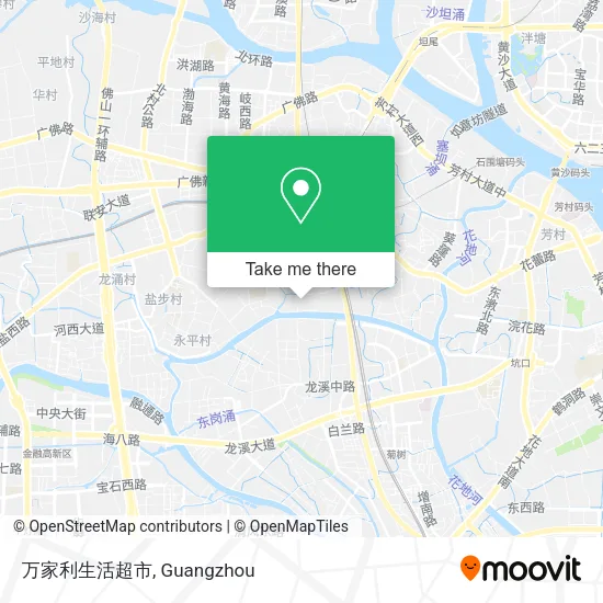 万家利生活超市 map