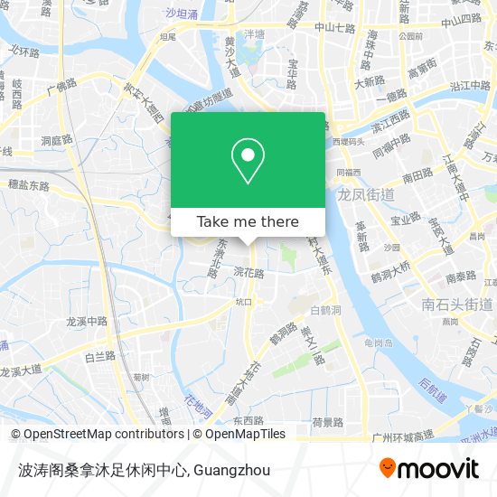 波涛阁桑拿沐足休闲中心 map