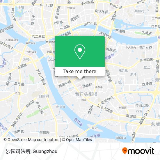 沙园司法所 map