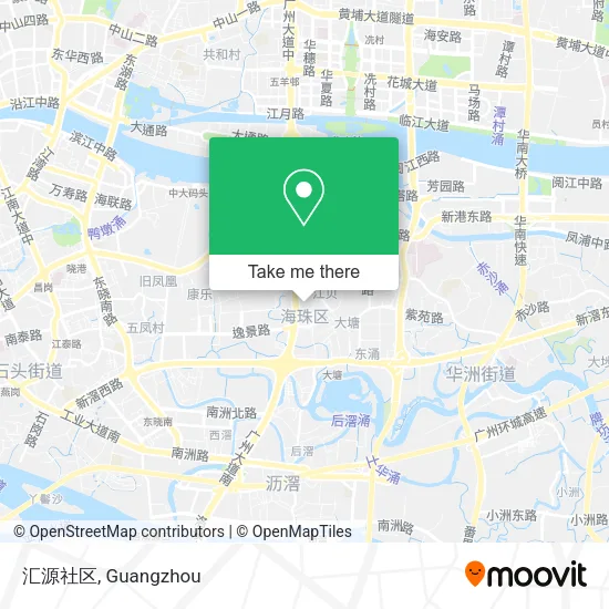汇源社区 map