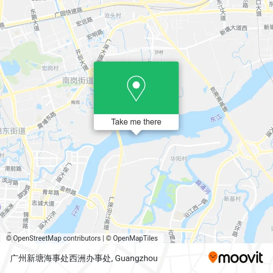 广州新塘海事处西洲办事处 map