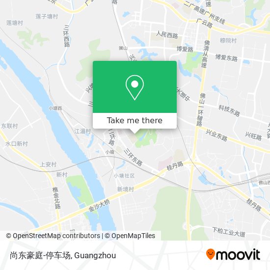 尚东豪庭-停车场 map