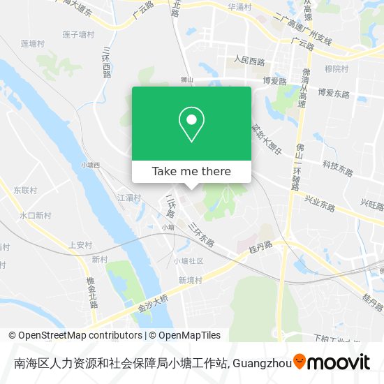 南海区人力资源和社会保障局小塘工作站 map