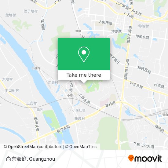 尚东豪庭 map