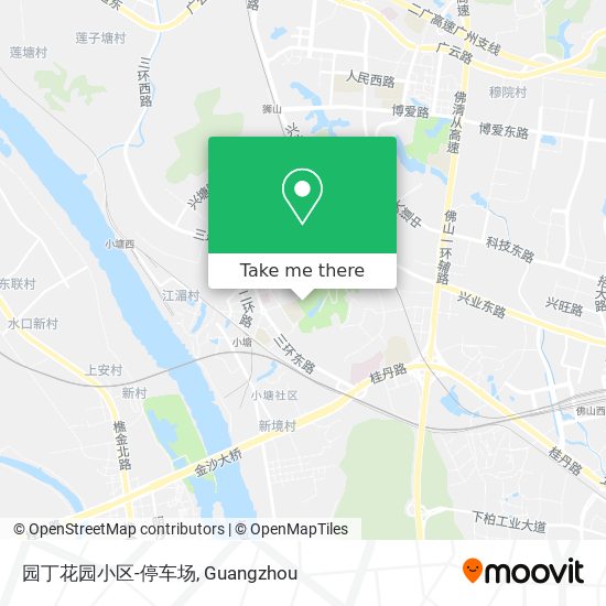园丁花园小区-停车场 map