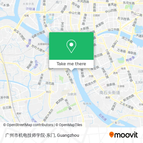 广州市机电技师学院-东门 map