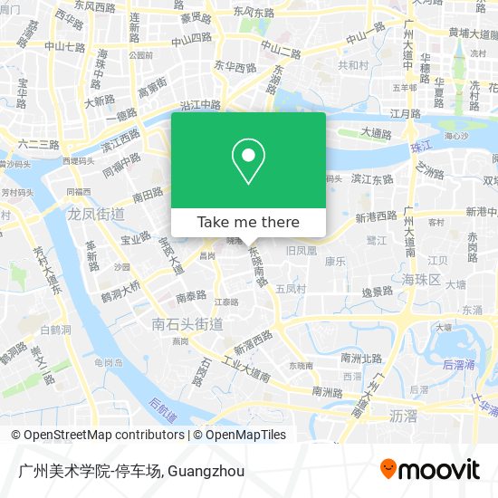广州美术学院-停车场 map