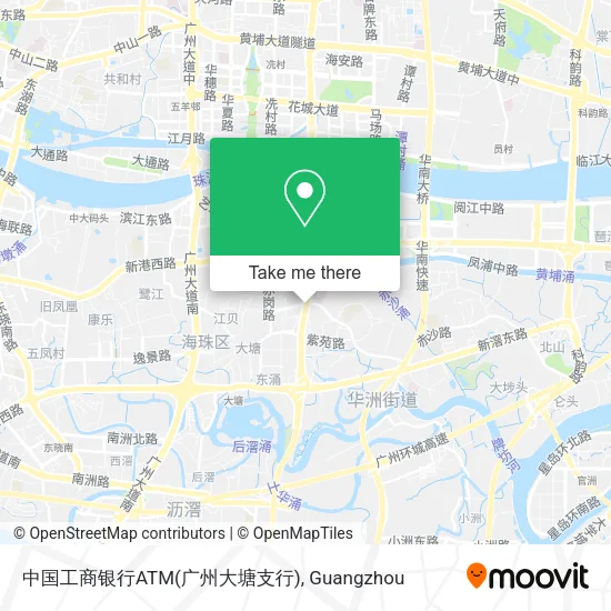 中国工商银行ATM(广州大塘支行) map