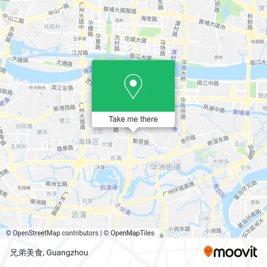 兄弟美食 map