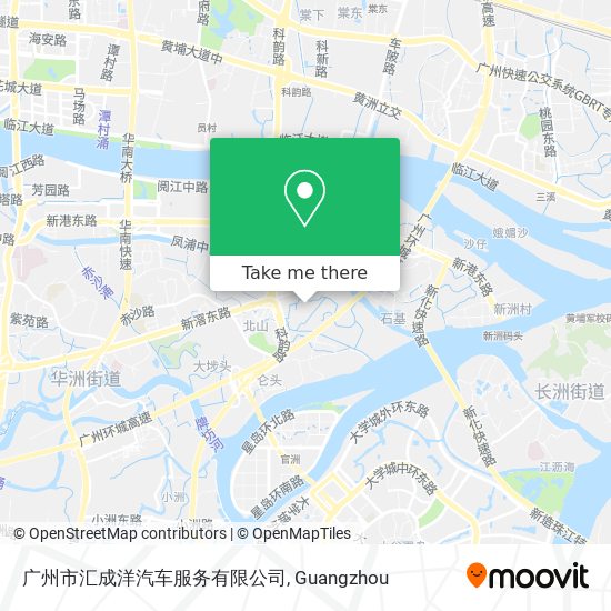 广州市汇成洋汽车服务有限公司 map