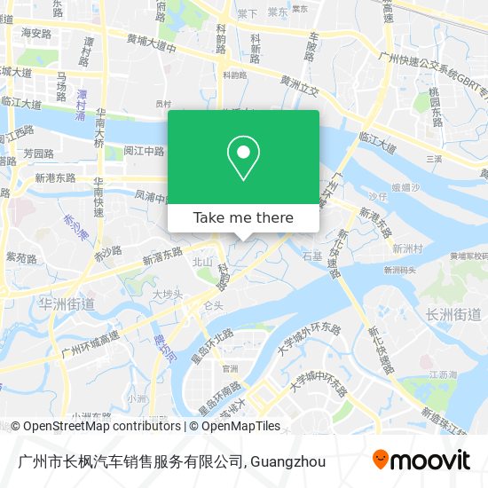 广州市长枫汽车销售服务有限公司 map