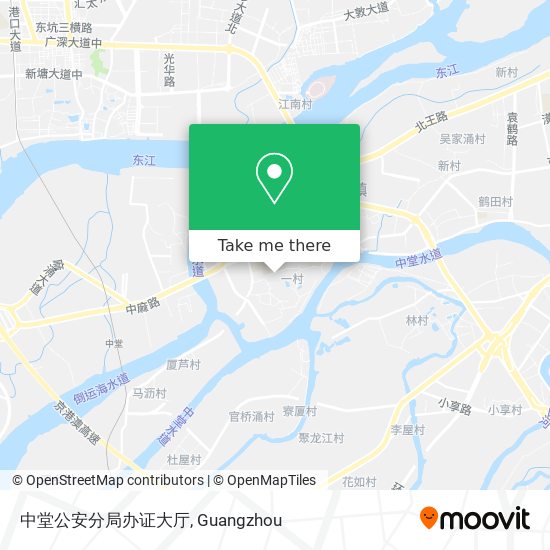 中堂公安分局办证大厅 map