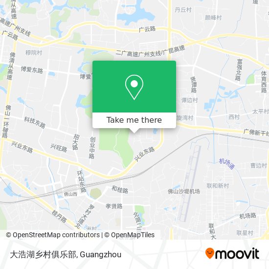 大浩湖乡村俱乐部 map