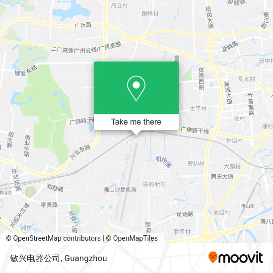 敏兴电器公司 map