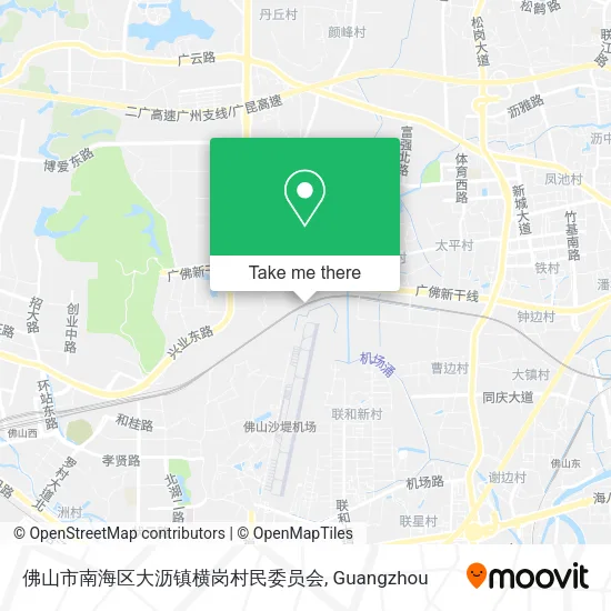佛山市南海区大沥镇横岗村民委员会 map