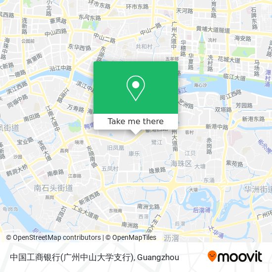 中国工商银行(广州中山大学支行) map