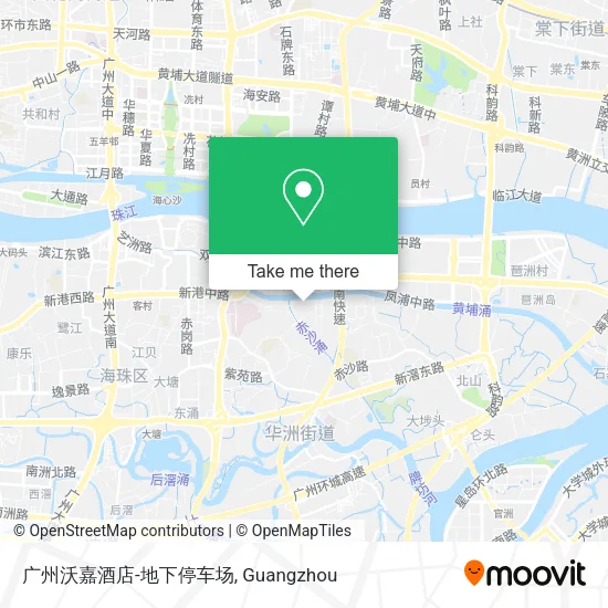 广州沃嘉酒店-地下停车场 map