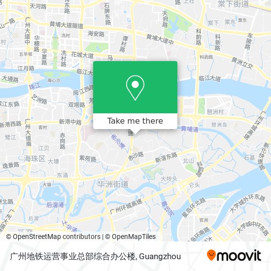 广州地铁运营事业总部综合办公楼 map